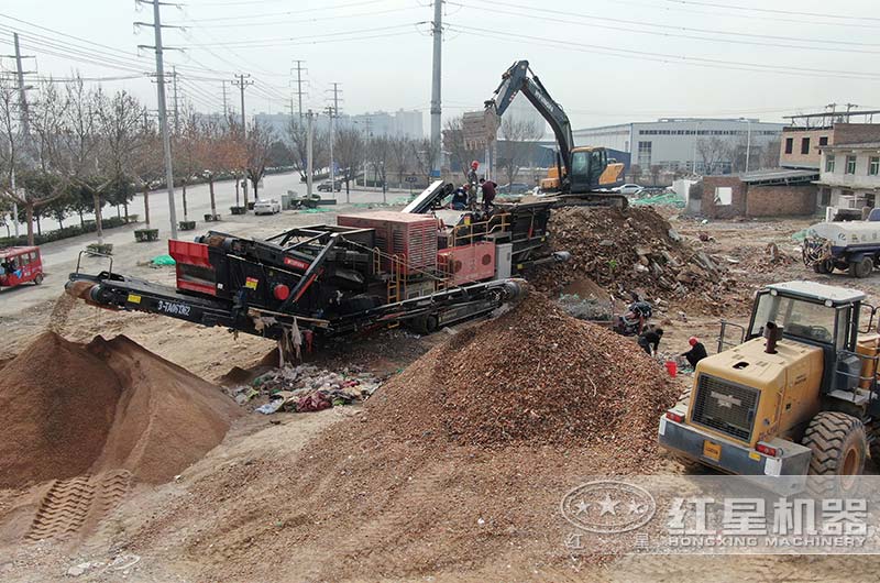 城市中的建筑垃圾消納場